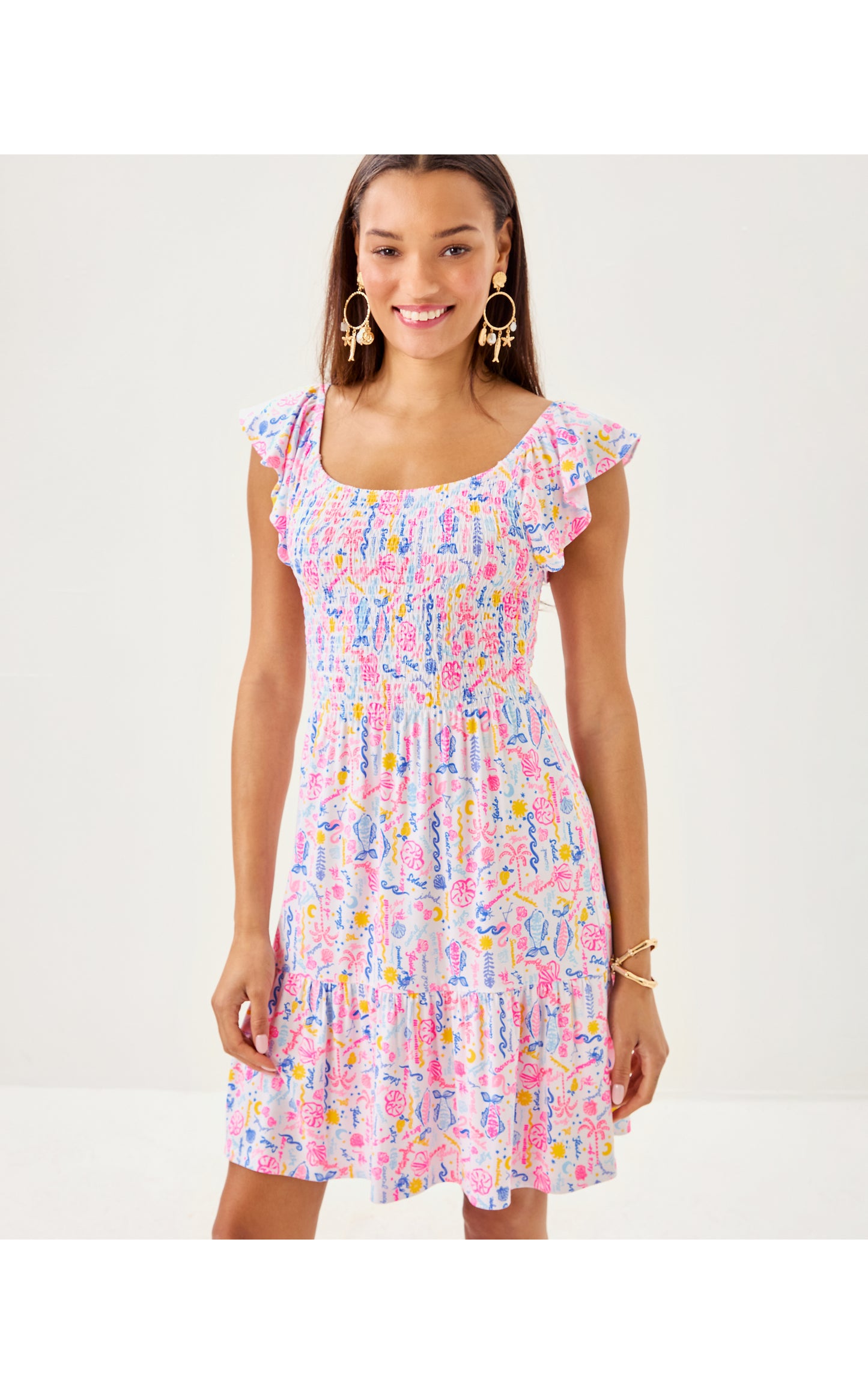 Jilly Smocked Dress Summer Serenade