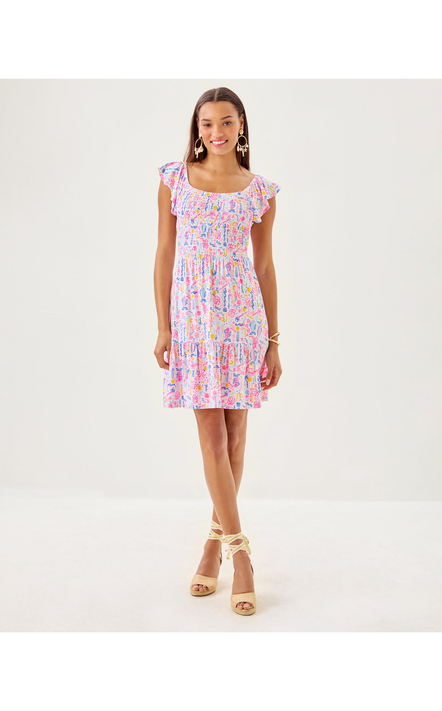 Jilly Smocked Dress Summer Serenade