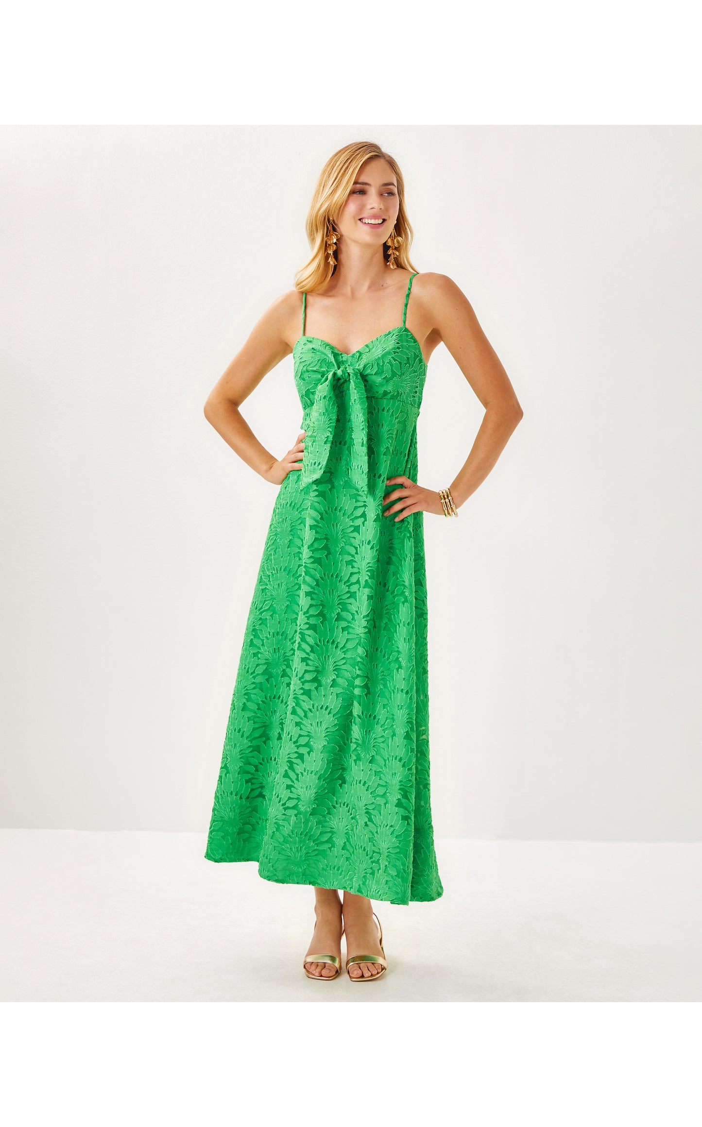 Sarahlynne Maxi Dress Fauna Green