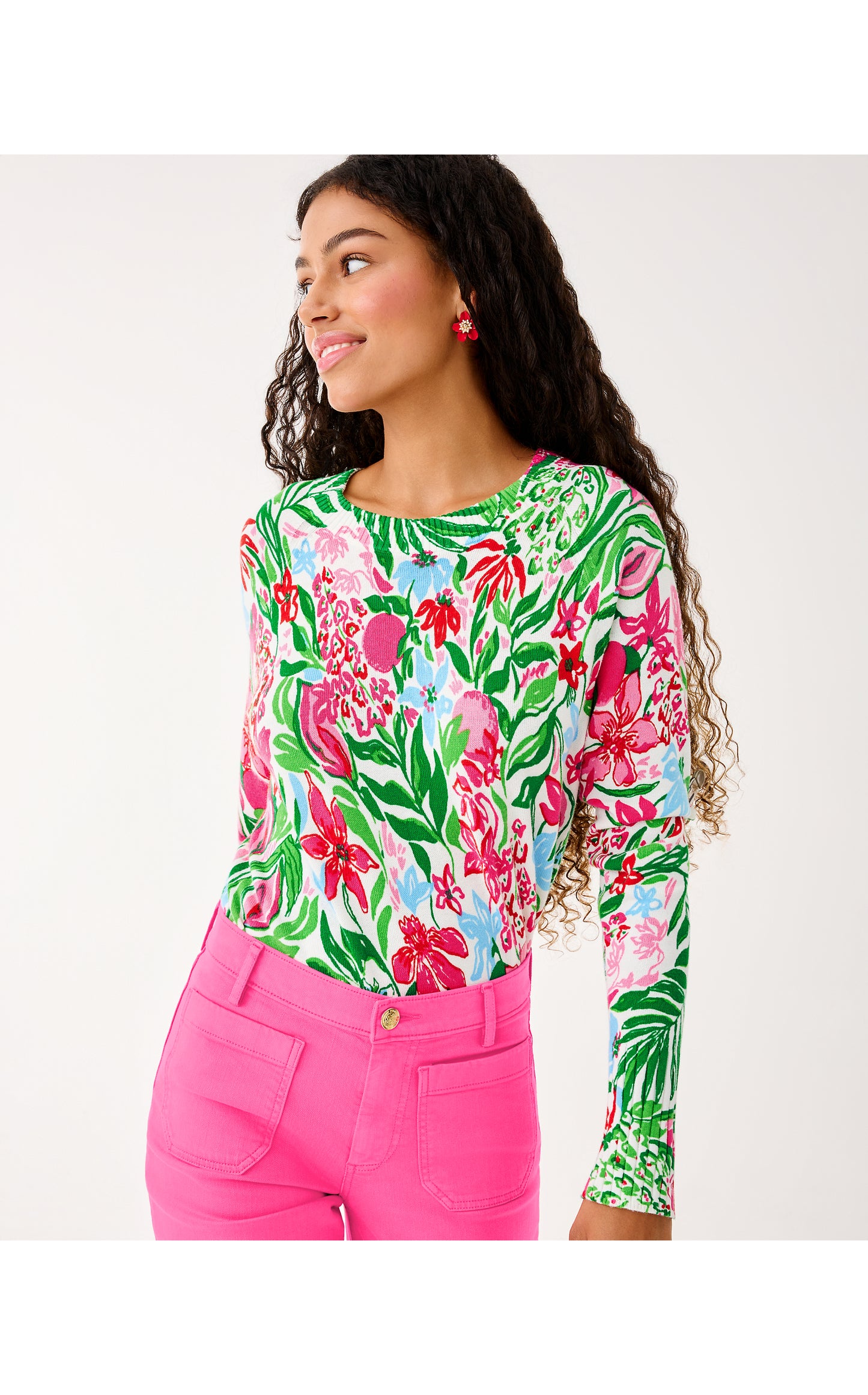 Salima Sweater Glowing Gardens