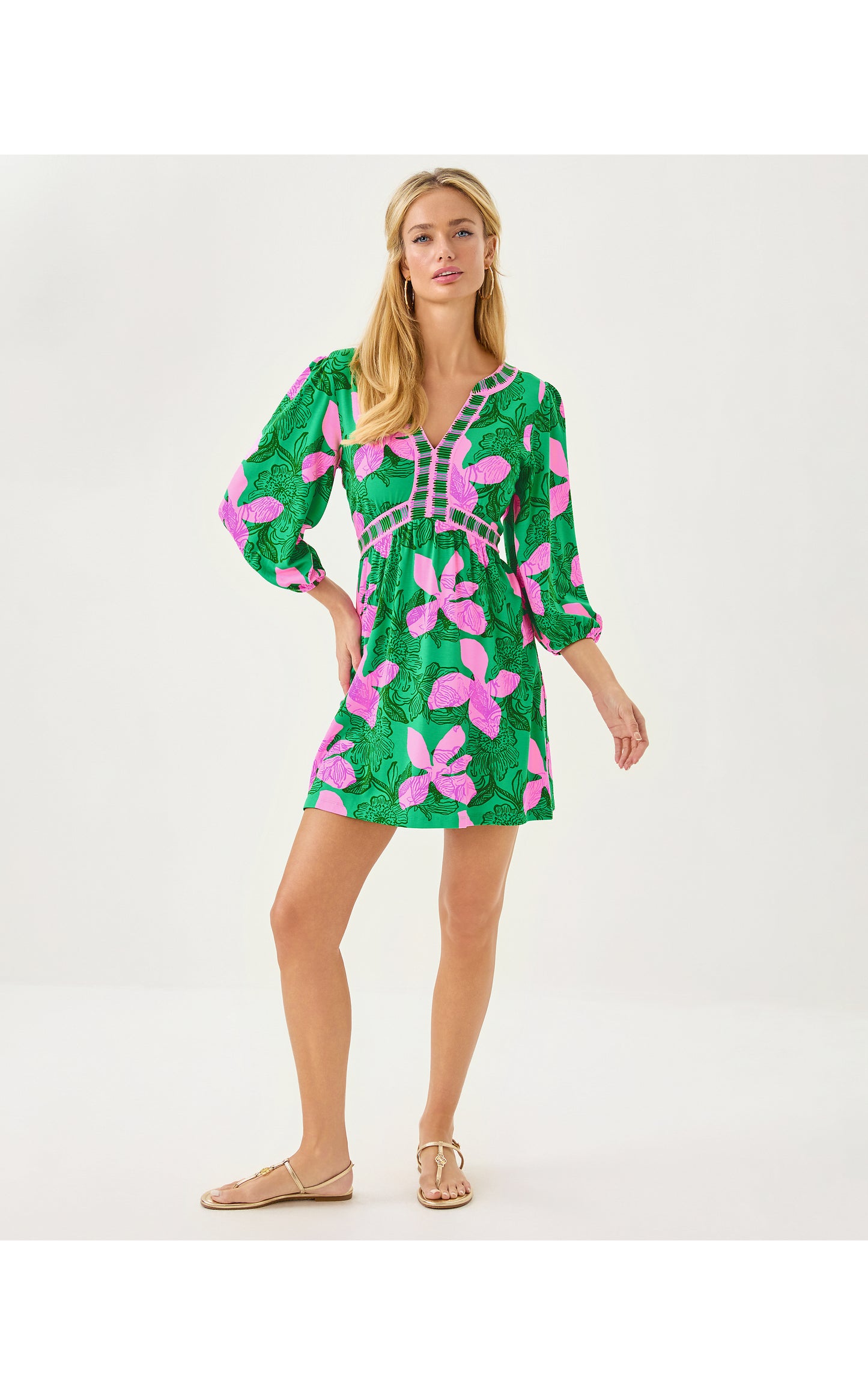 Wexlee Skirted Romper Sunset Shadows