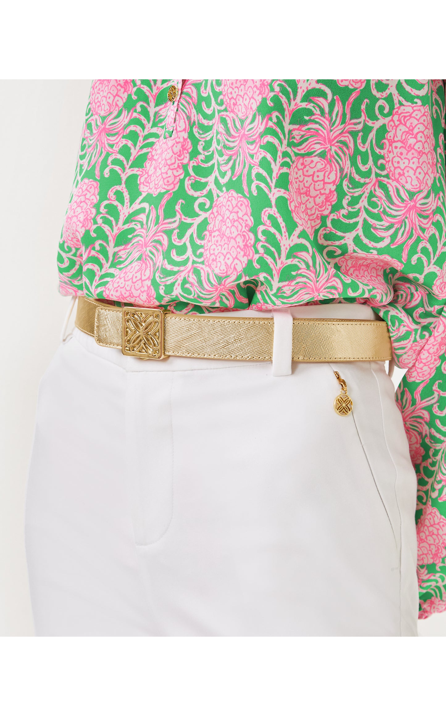 Lilly Pulitzer Skinny Logo Belt