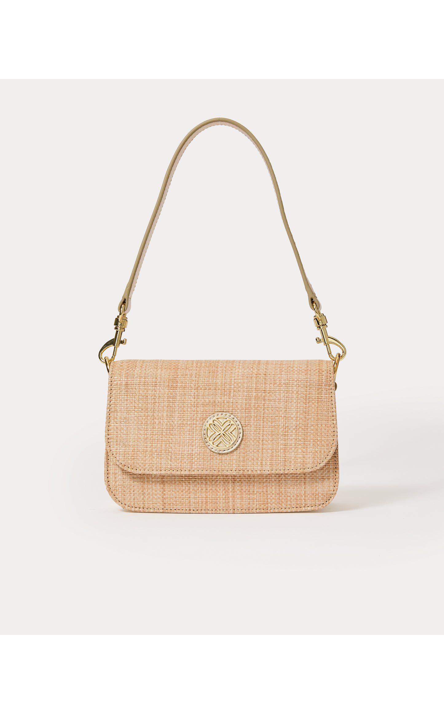 Paley Straw Shoulder Bag