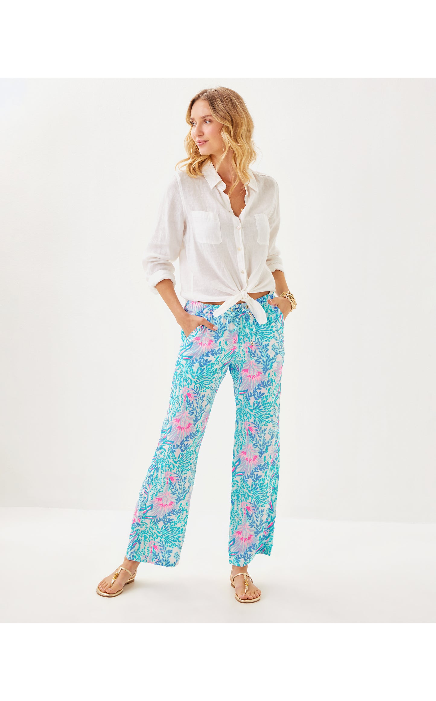 Brawley Linen Pant Via Del Mar