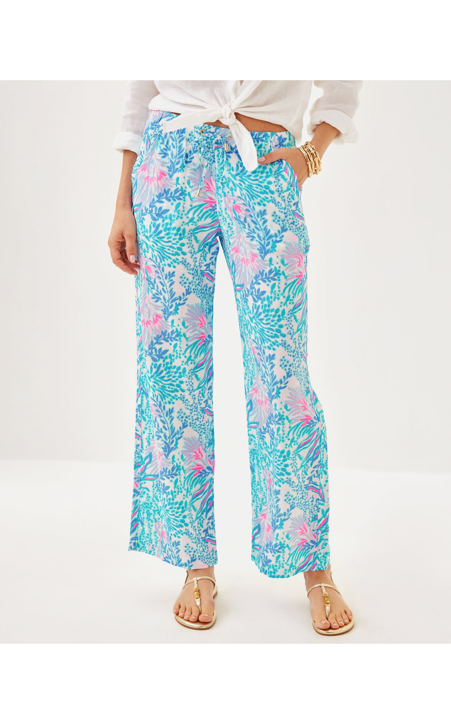 Brawley Linen Pant Via Del Mar