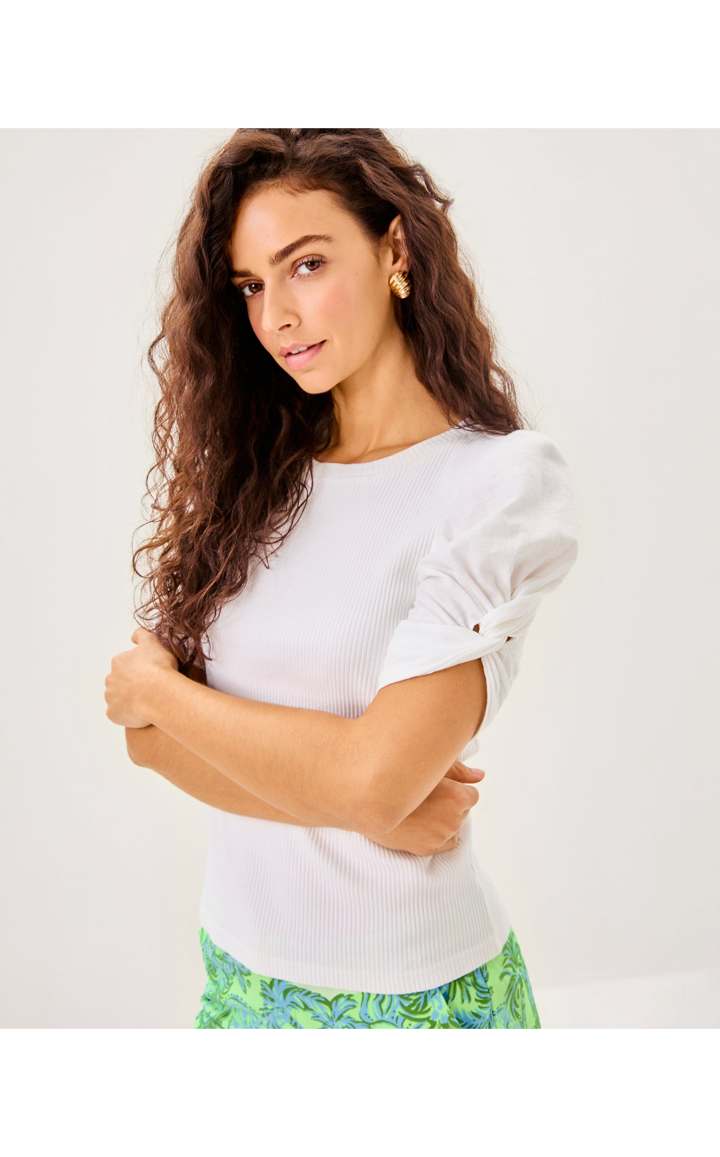 Igby Knit Top Resort White