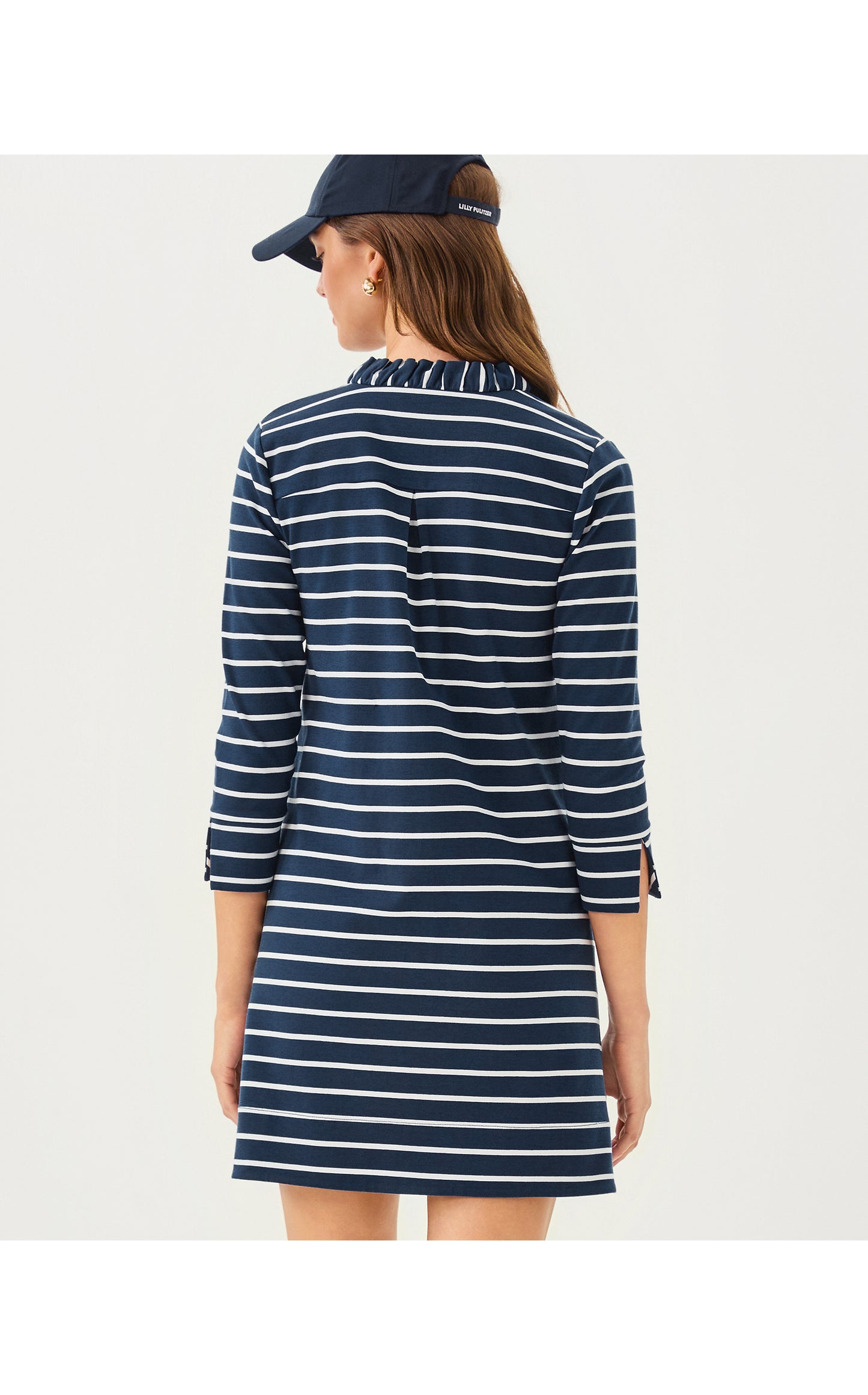 Knightley Dress Low Tide Navy Heritage Stripe