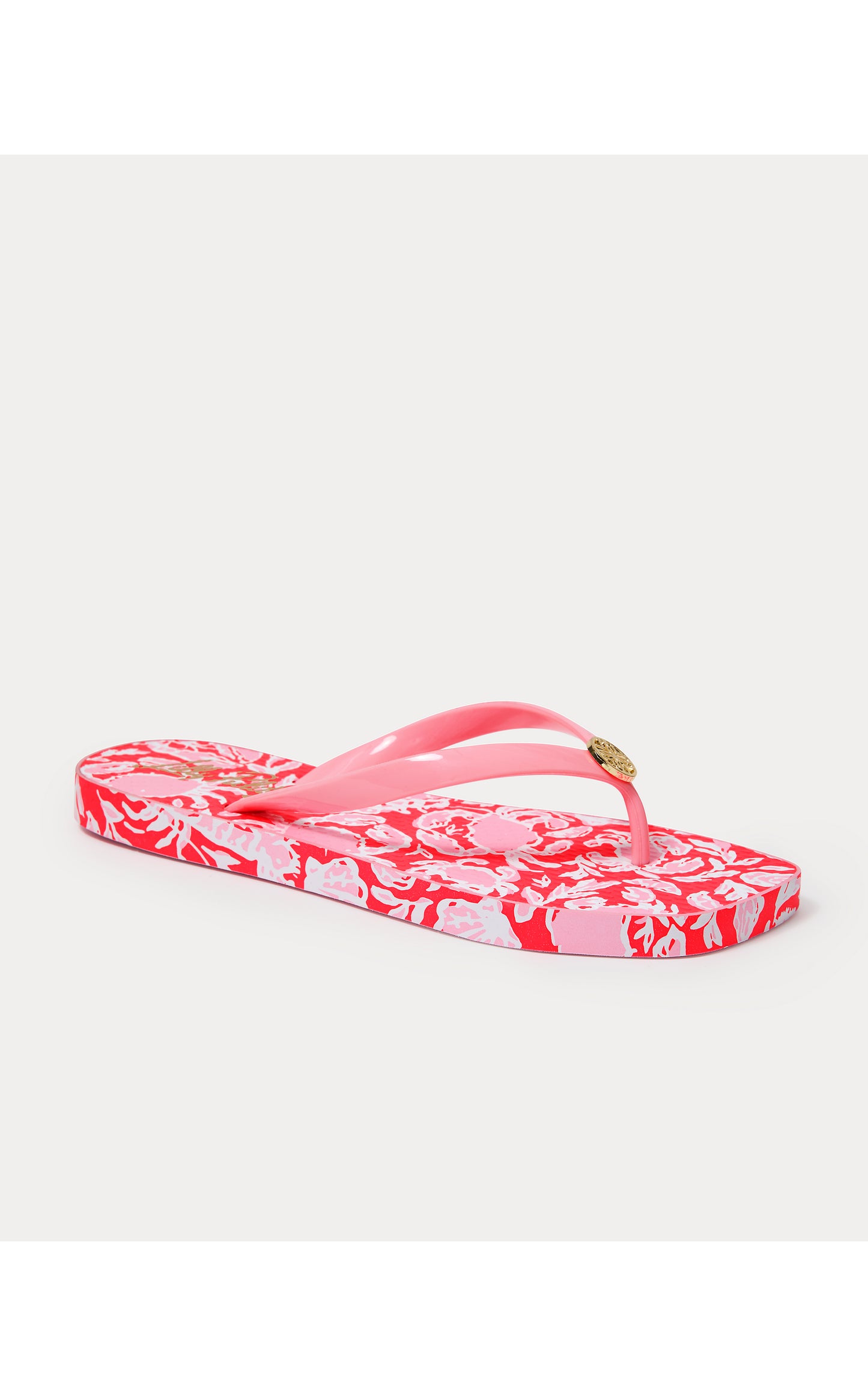 Sandsational Square Toe Flip Flop Crab Collab