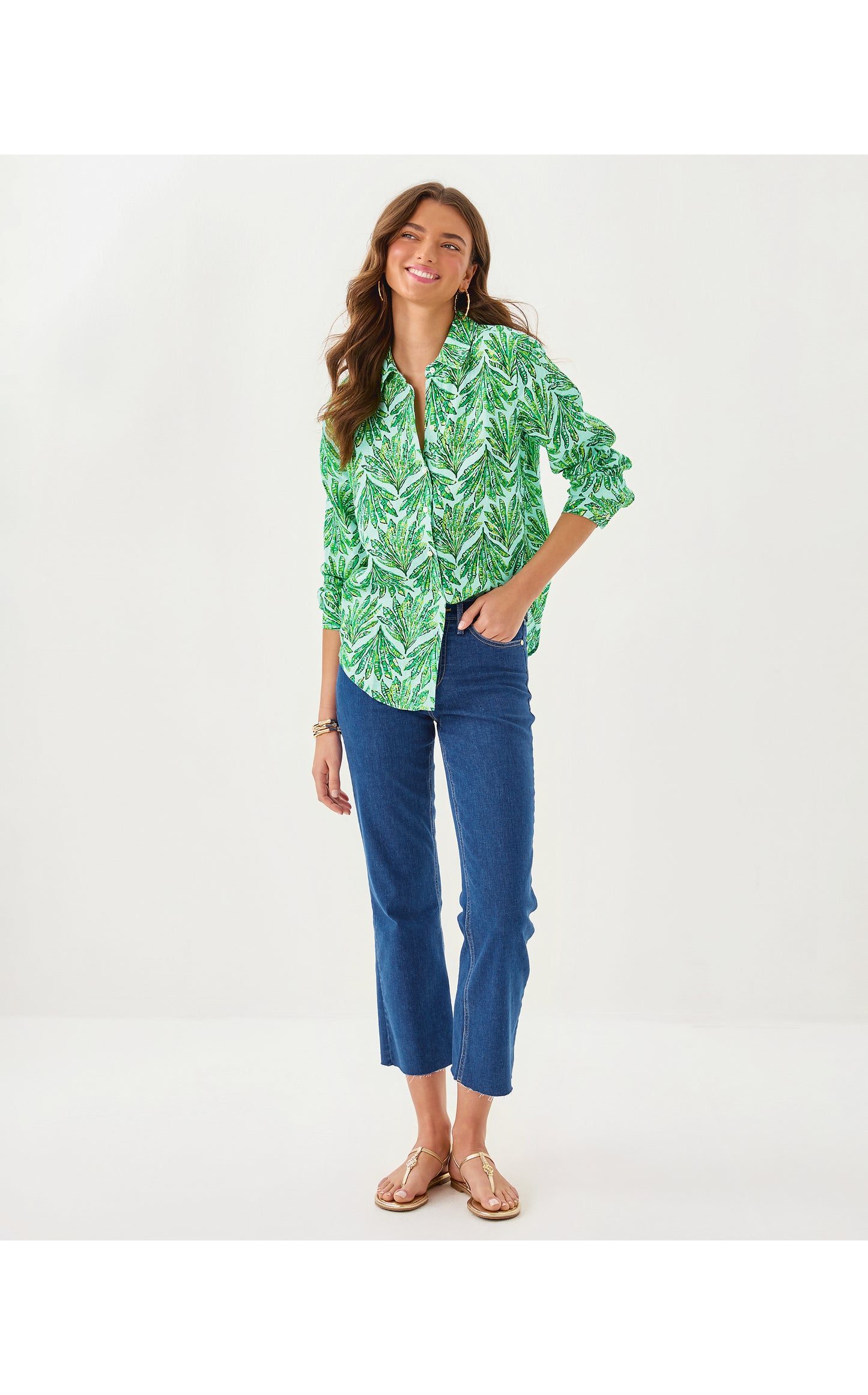 Sea View Button Down Kitts Green Shady Babe