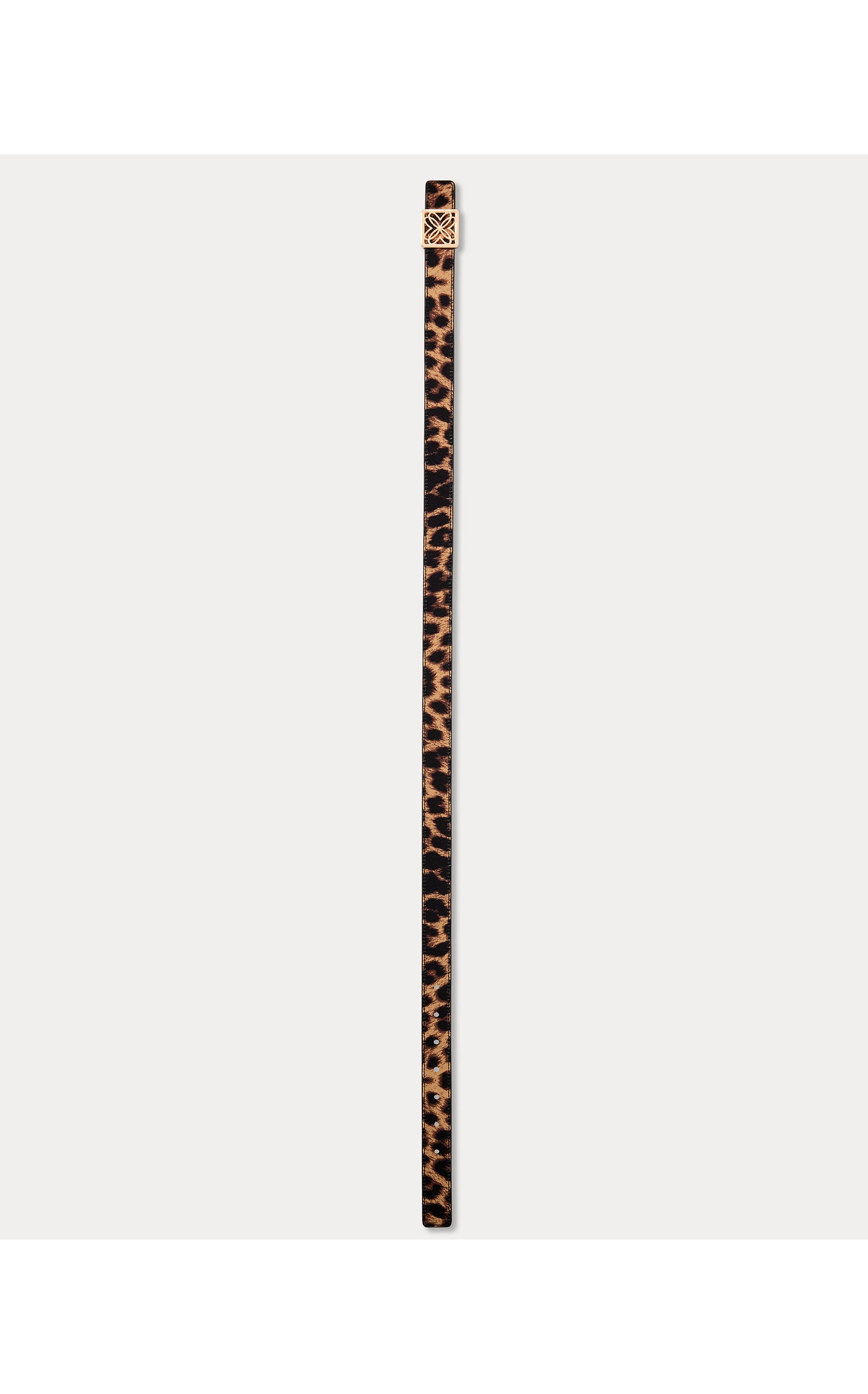 LP Skinny Logo Belt Leopard