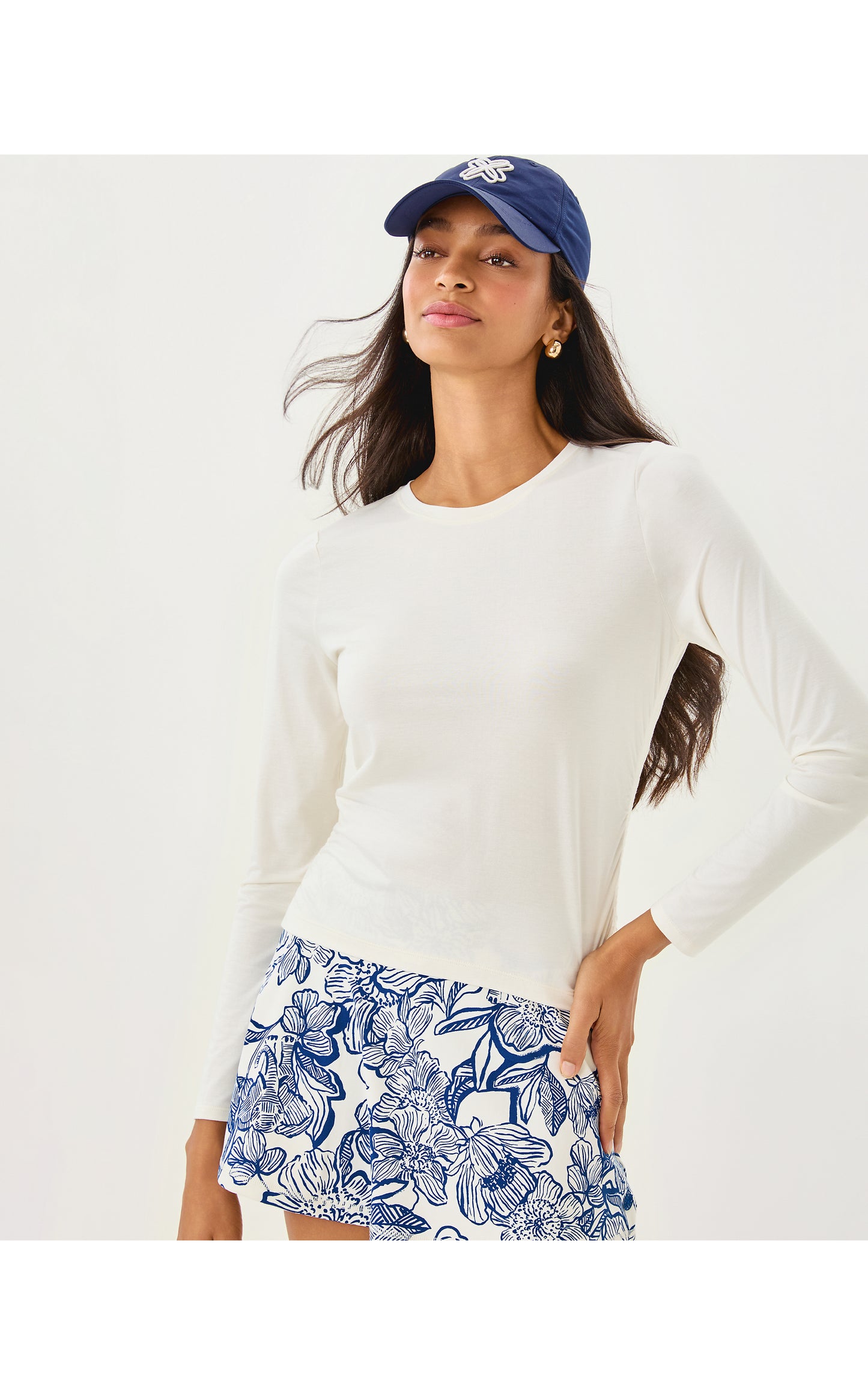 Heston Long Sleeve Tee UPF 50+ Coconut