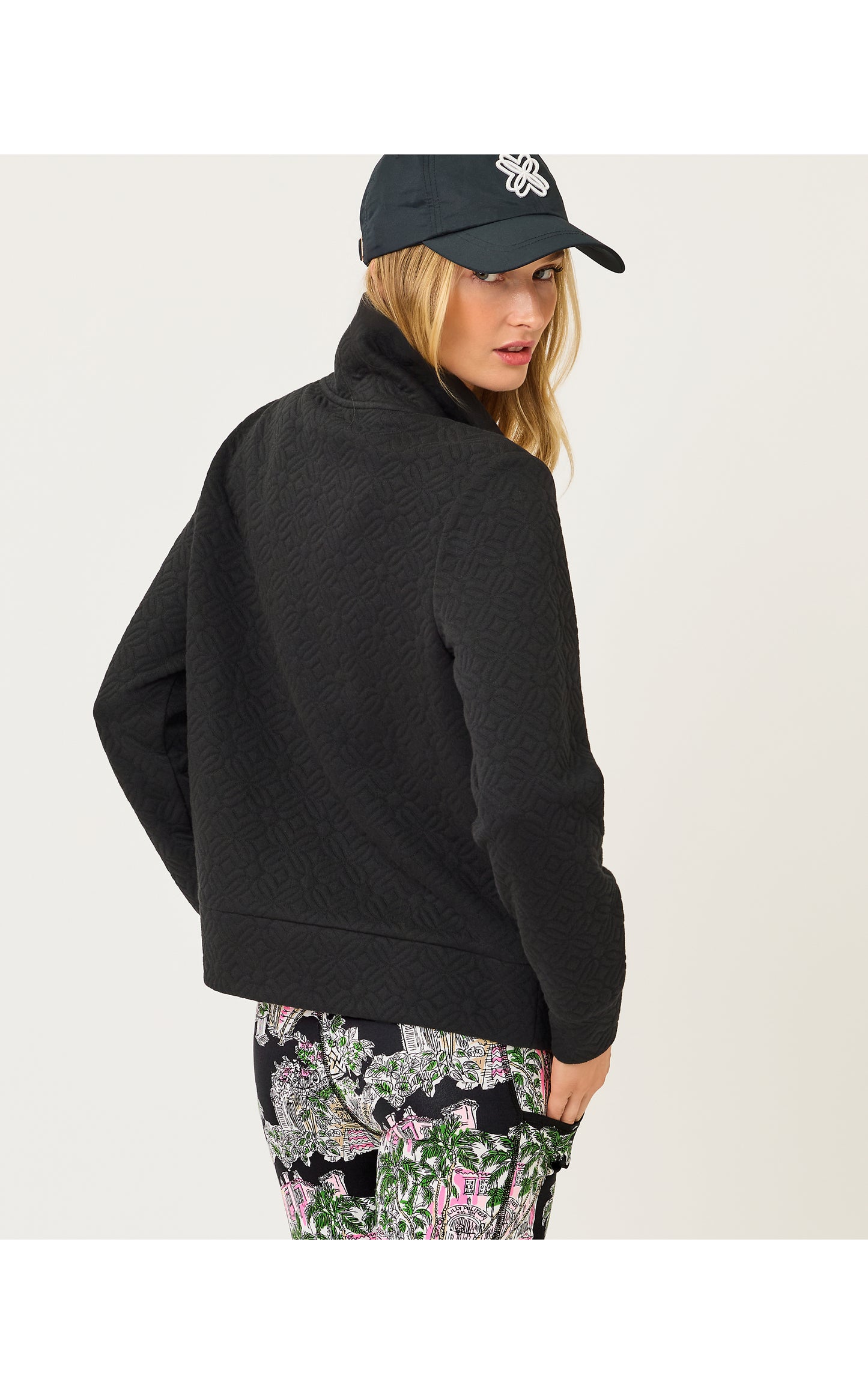 Eleni Zip-Up Noir