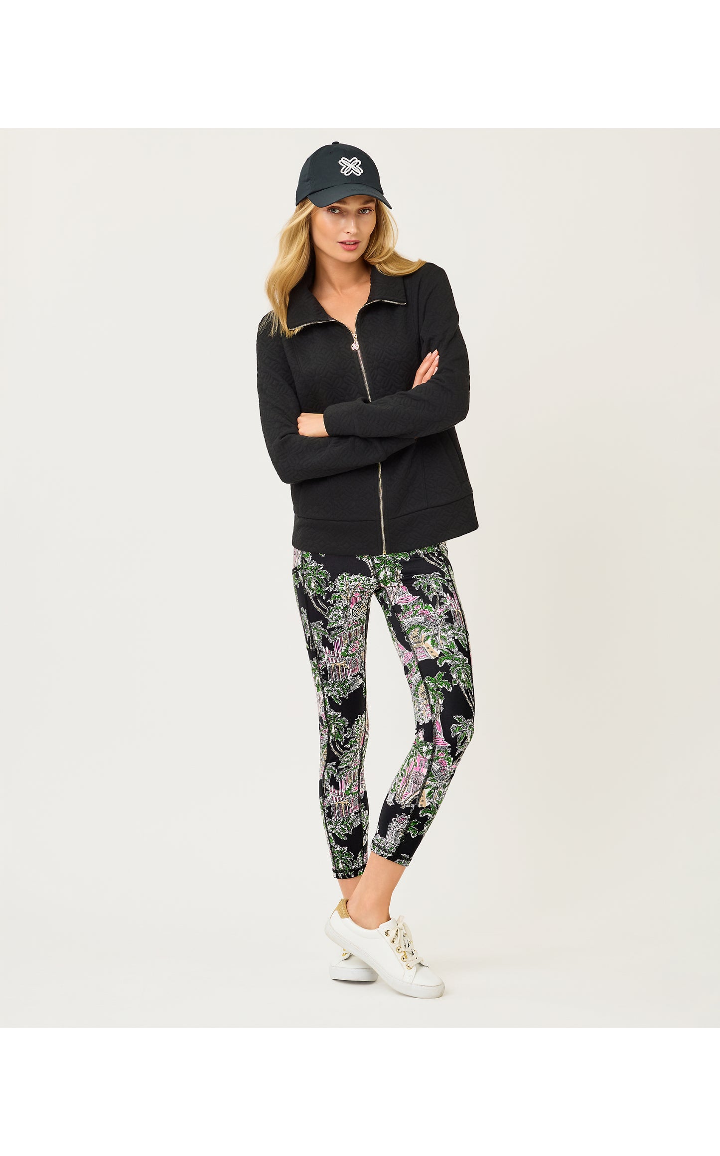 Eleni Zip-Up Noir