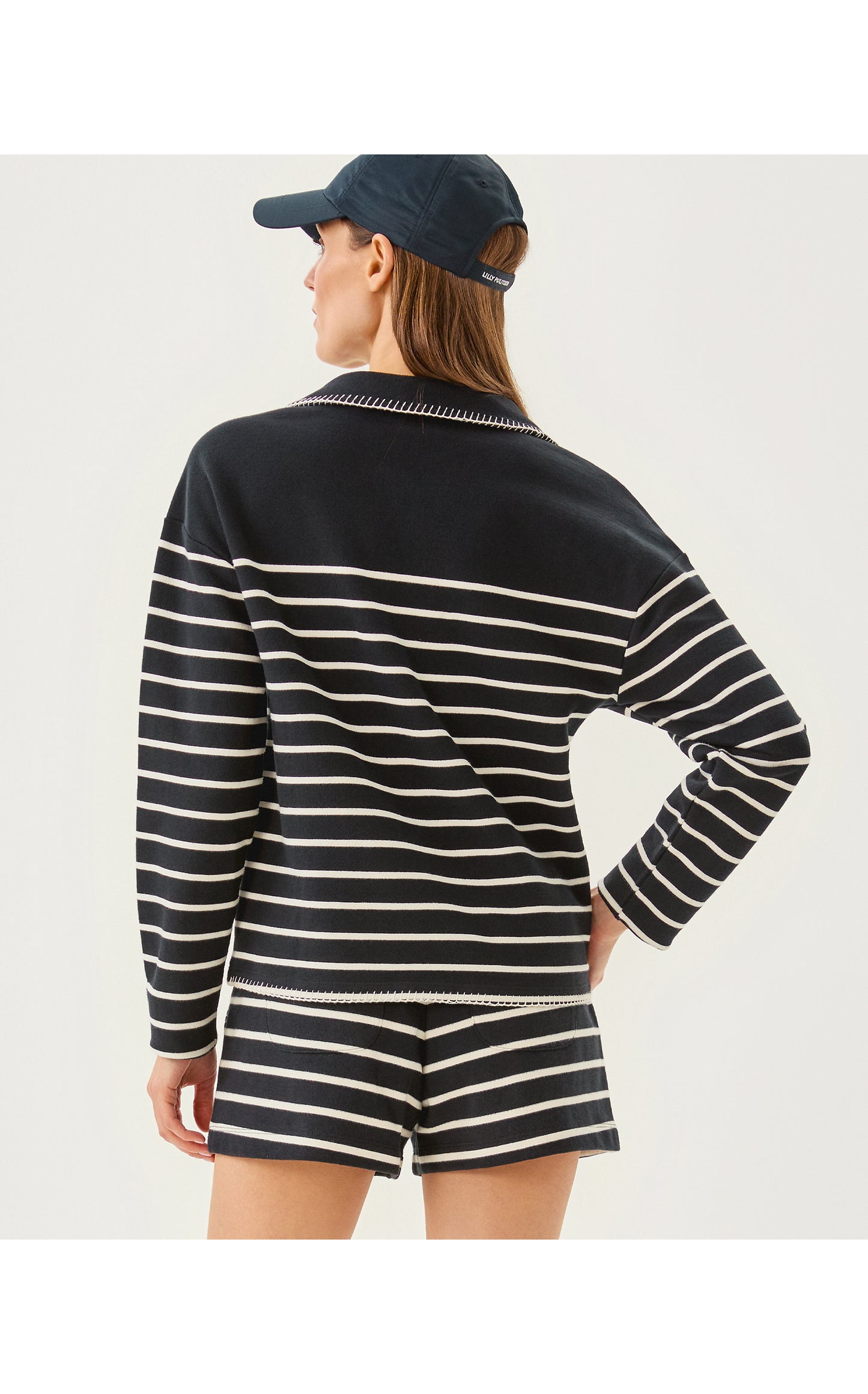 Corvaya Pullover Noir Legacy Stripe