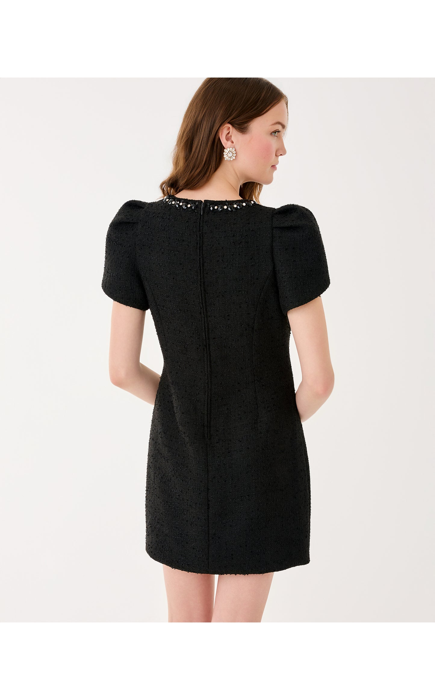 Emmylou Boucle Dress Noir