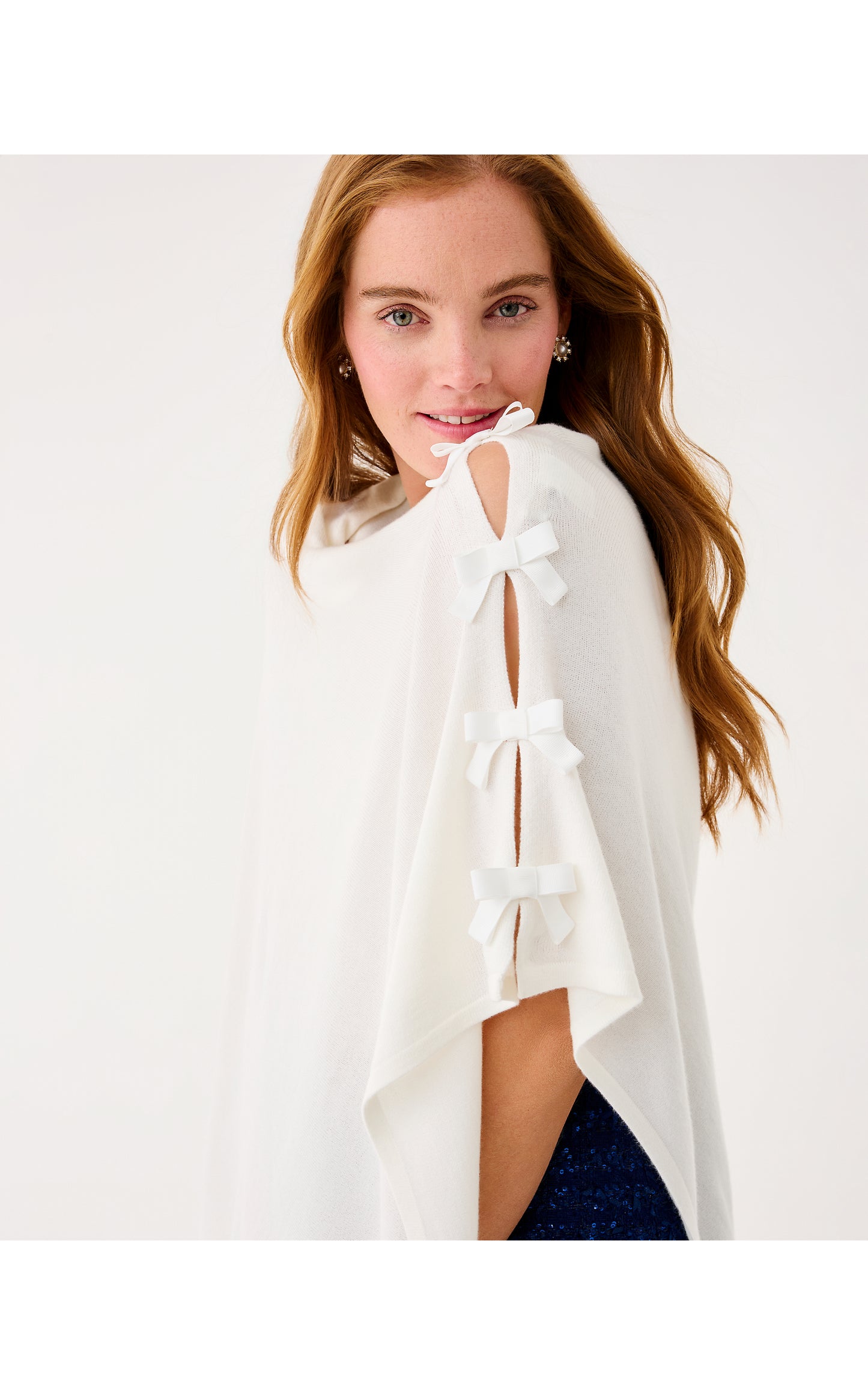 Harp Wrap with Bows Coconut