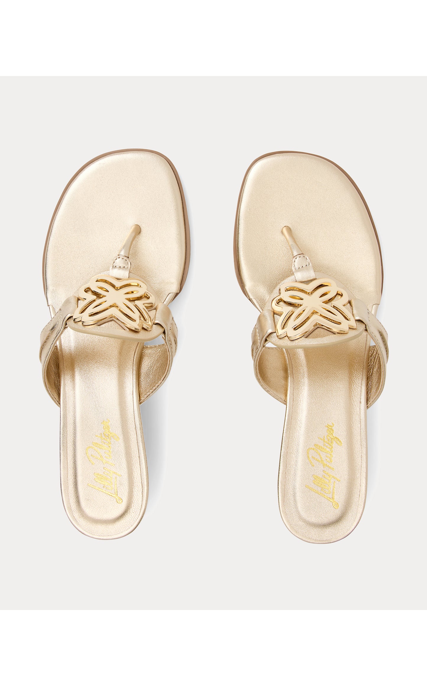 The Lilly Wedge Gold Metallic