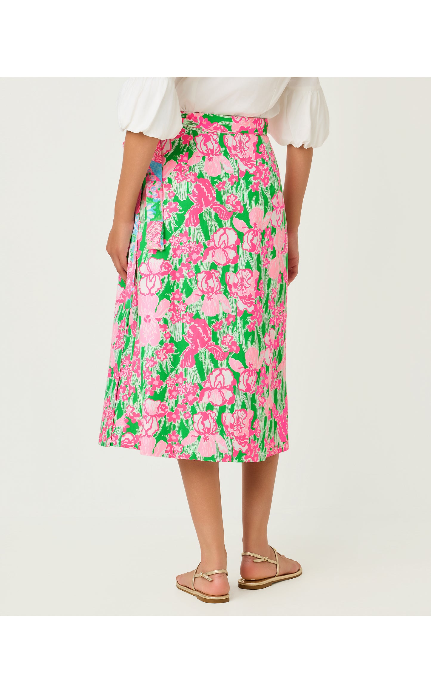 Constance Reversible Midi Skirt Crazy Quilt