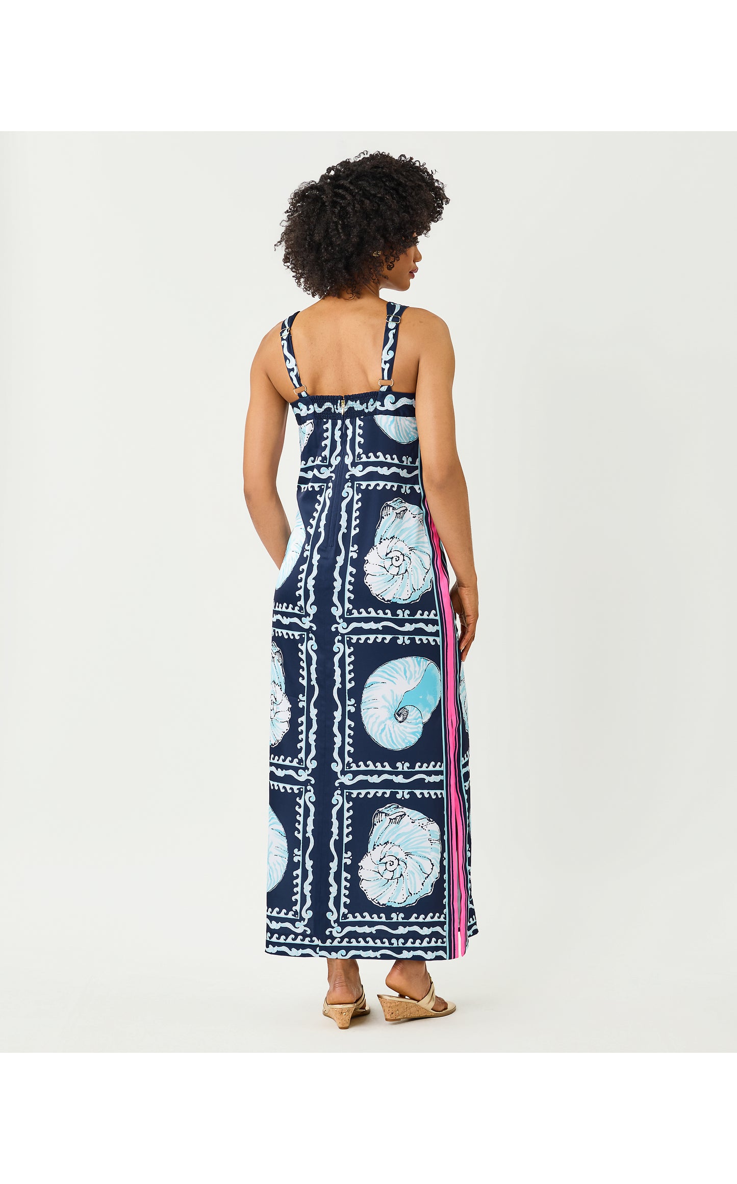 Casandra Maxi Dress Shell Shine