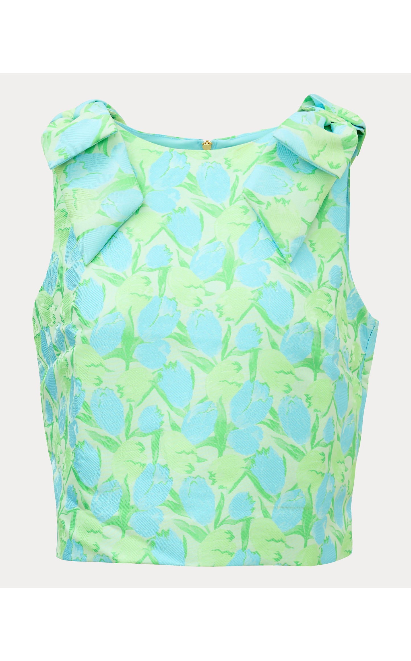 Annaleese Sleeveless Cropped Top Tulip Tango