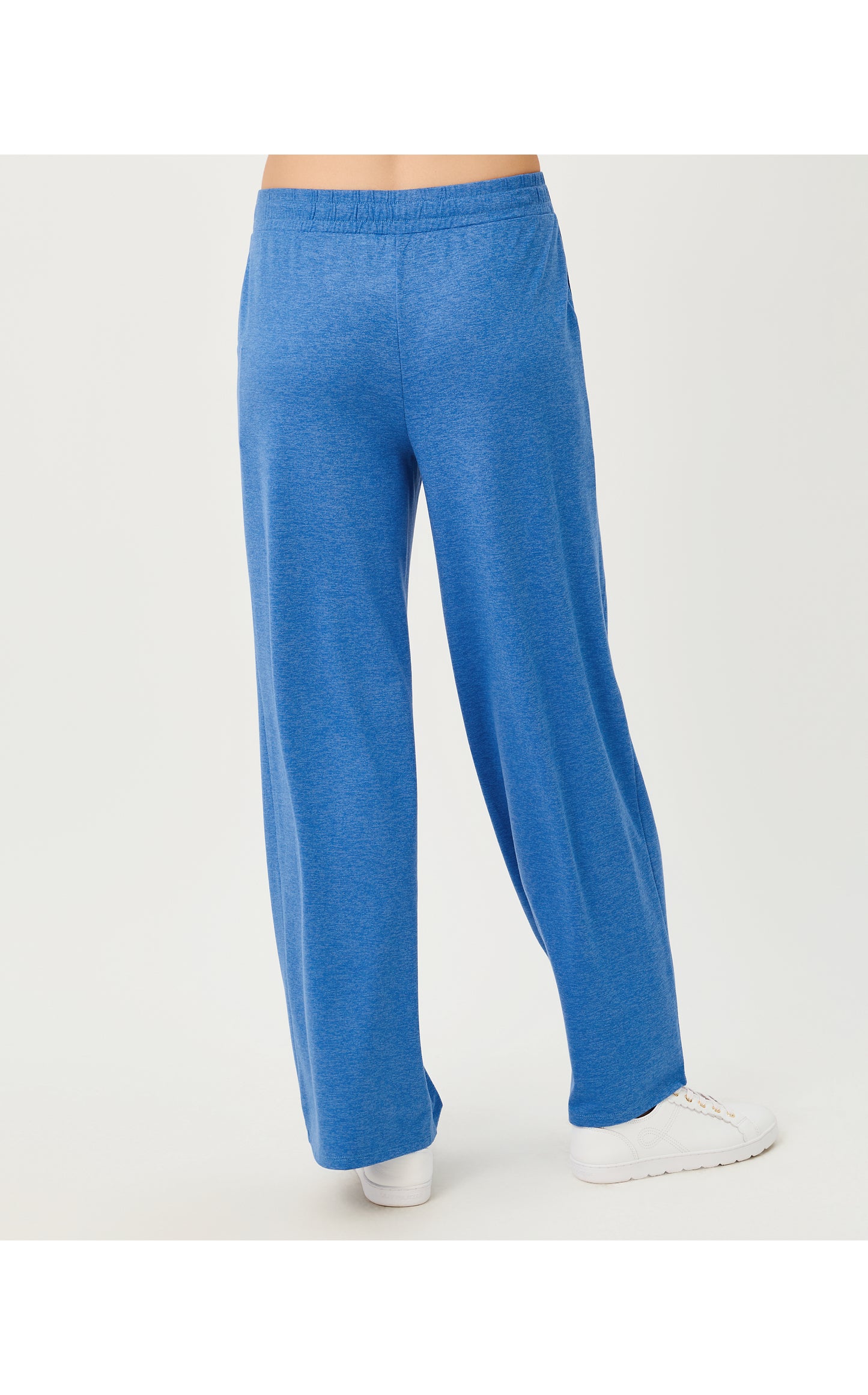 Callie Wide Leg Pant UPF 50+ Heathered Merriweather Blue