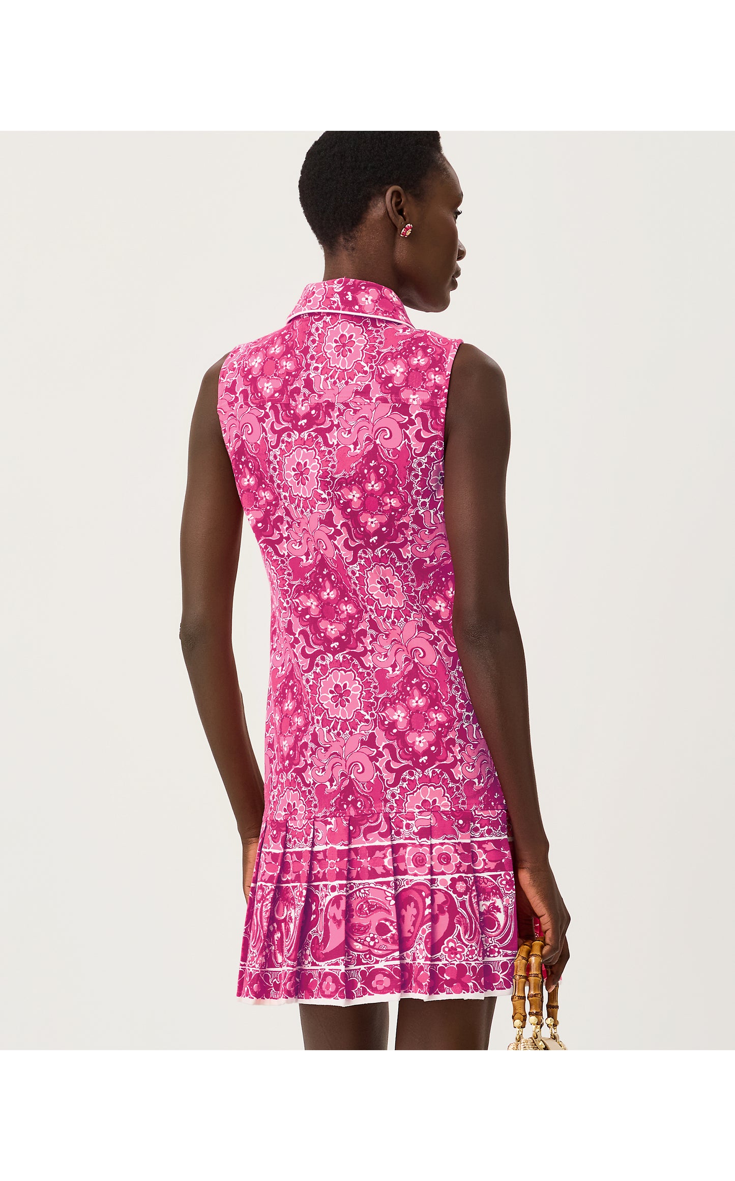 Milana Dress Pink Aster The Casbah
