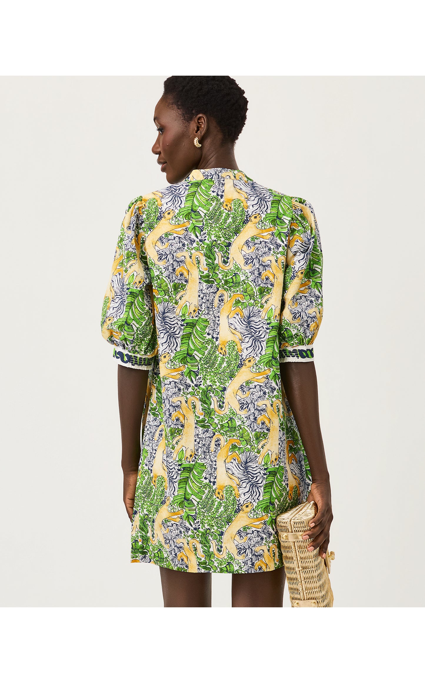 Mialeigh Elbow Sleeve Dress Lil Palm Prowl