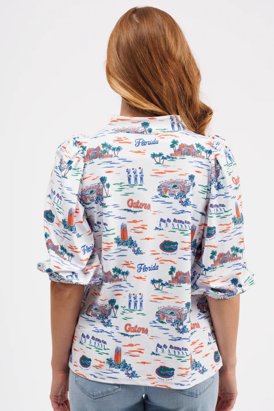 Eliza Top Florida Toile