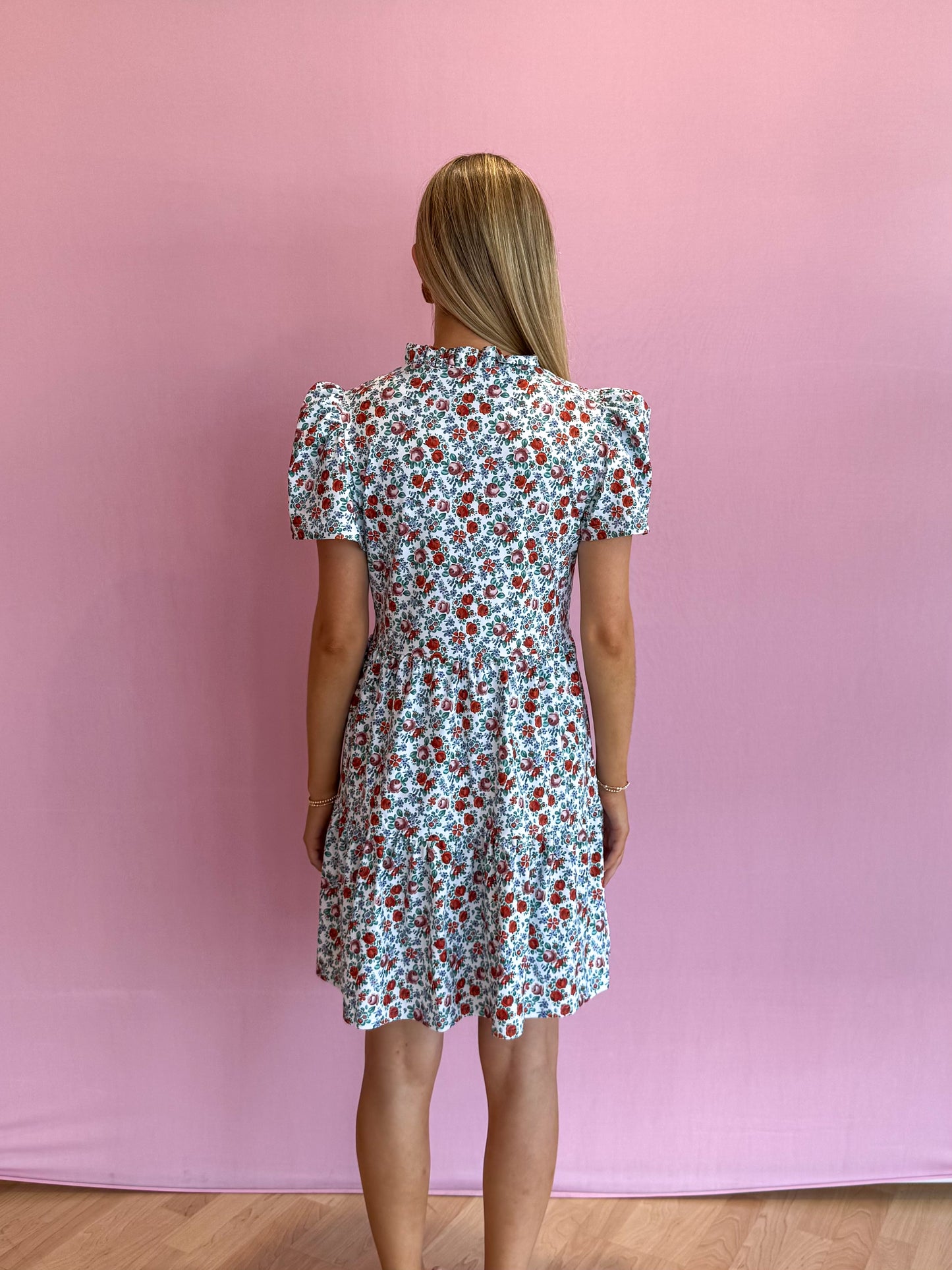 Navy Dress Italian Porcelain
