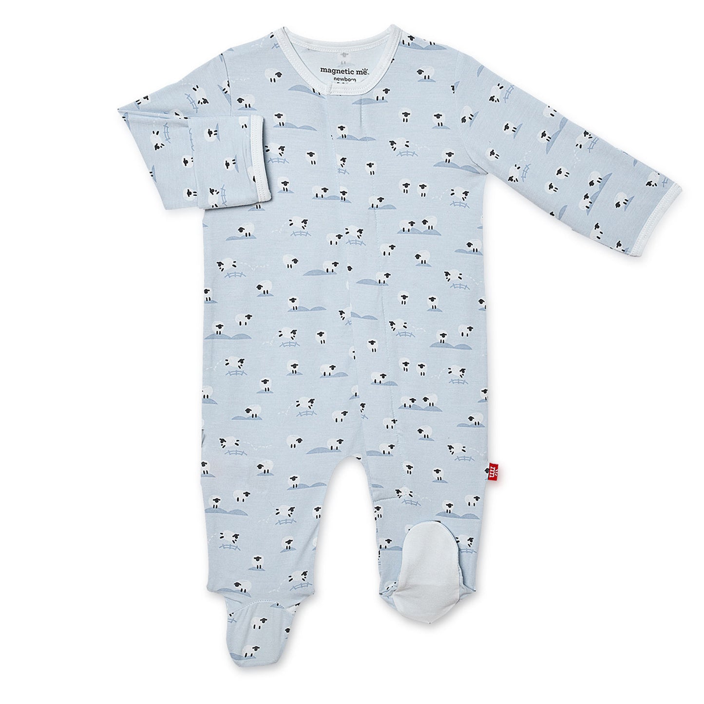Baa Baa Baby Blue Magnetic Footie