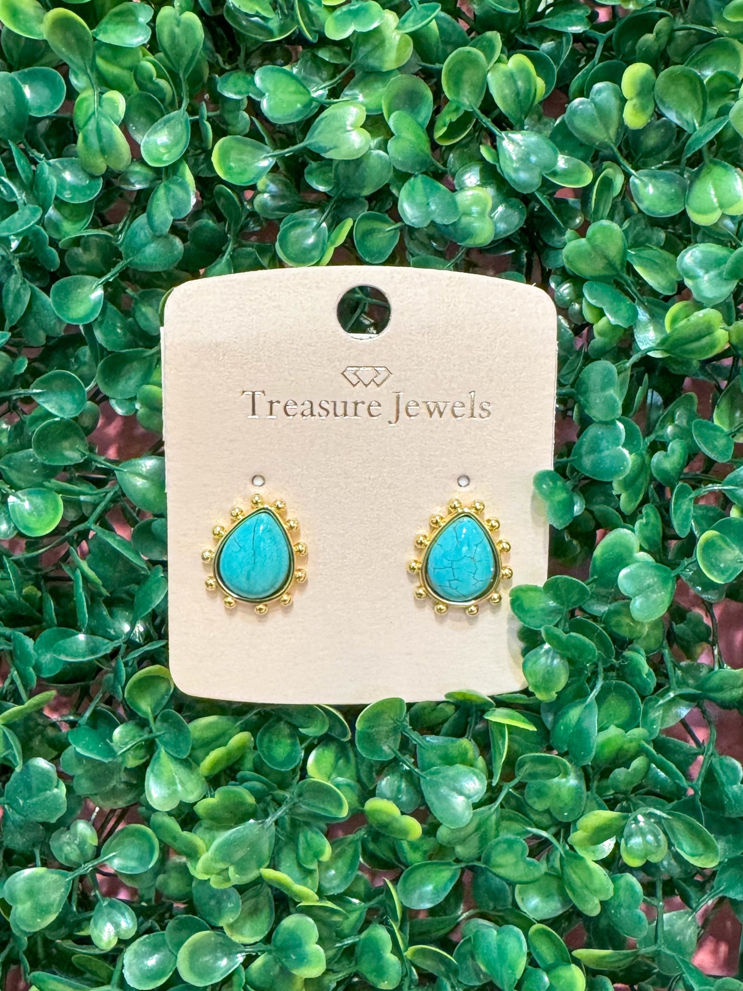 Golden Sunburst Studs