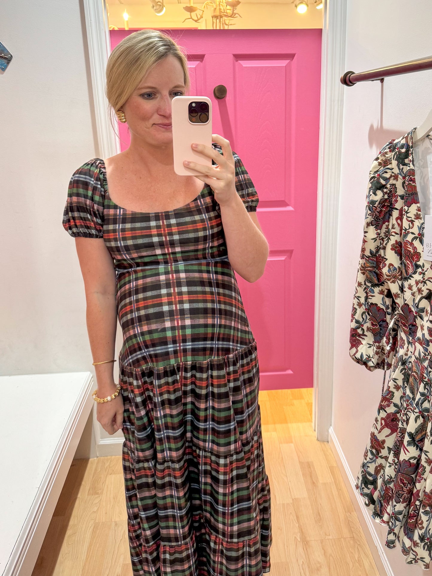Heidi Dress Stockholm Plaid