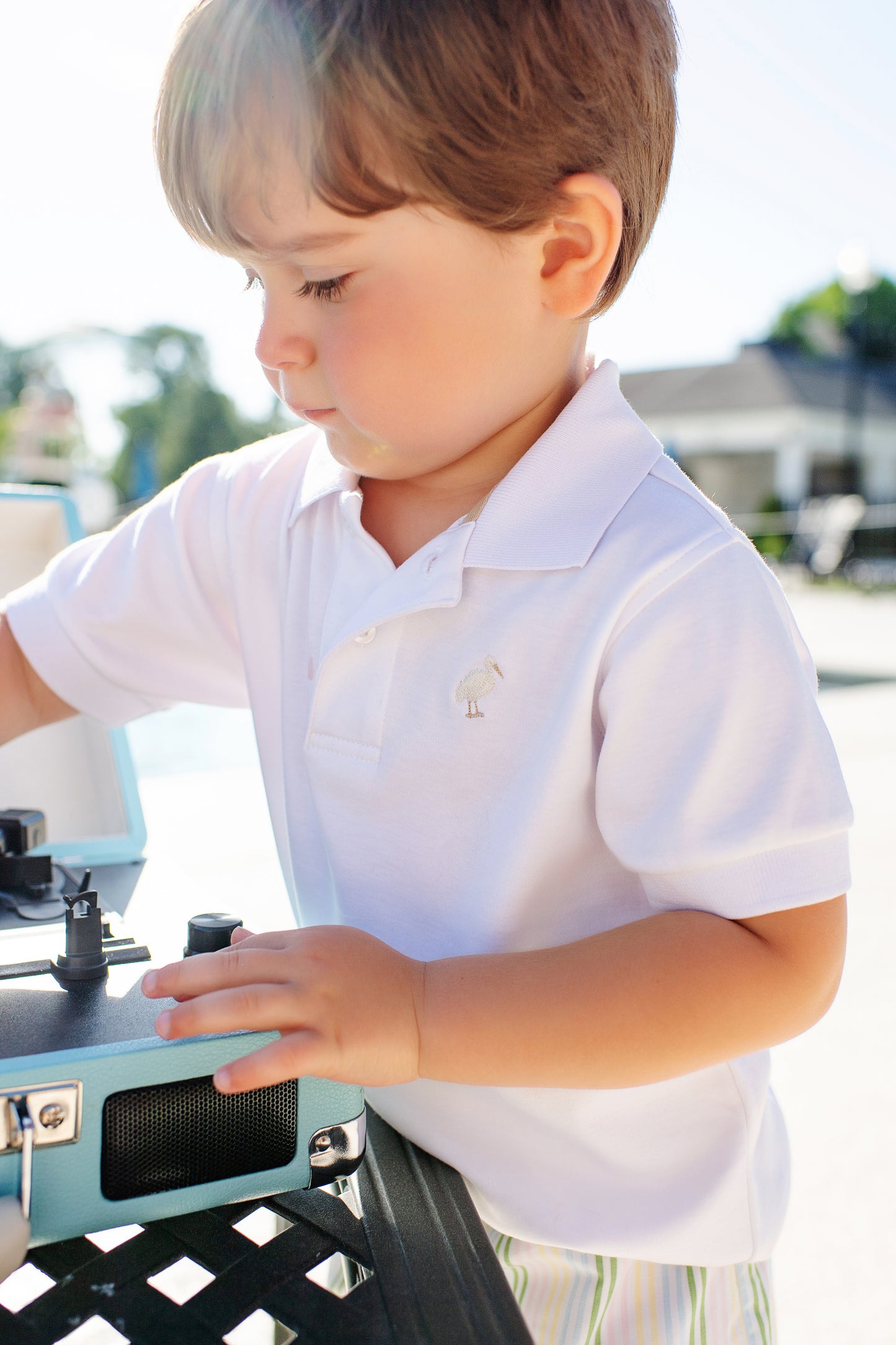 Prim and Proper Polo Worth Ave White