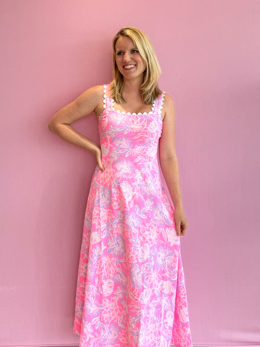 Dwyer Midi Dress Zen Garden