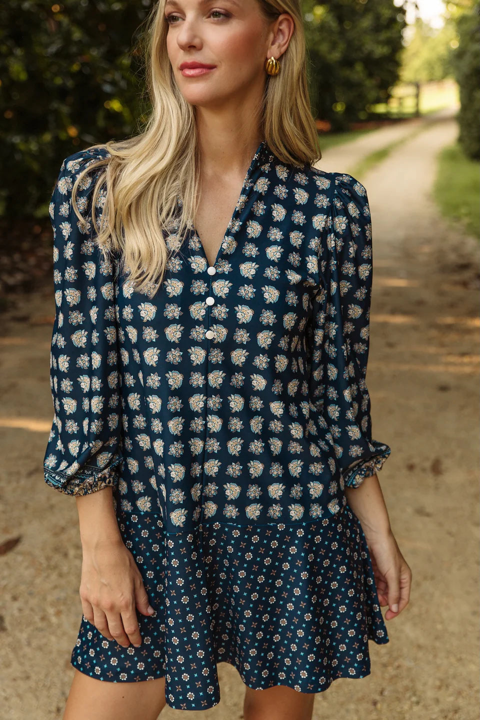 Hazel Dress Flora Paisley