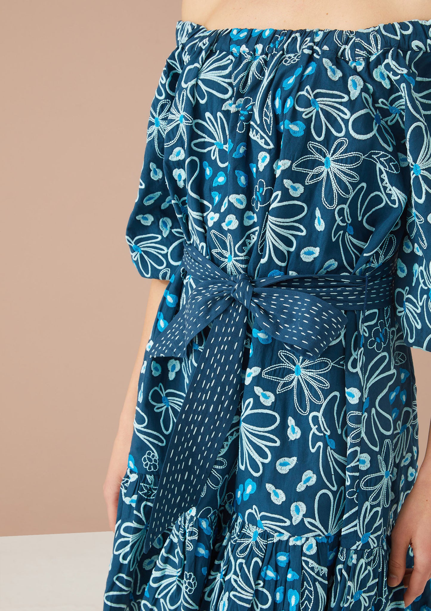 Karissa Dress Teal Daisy
