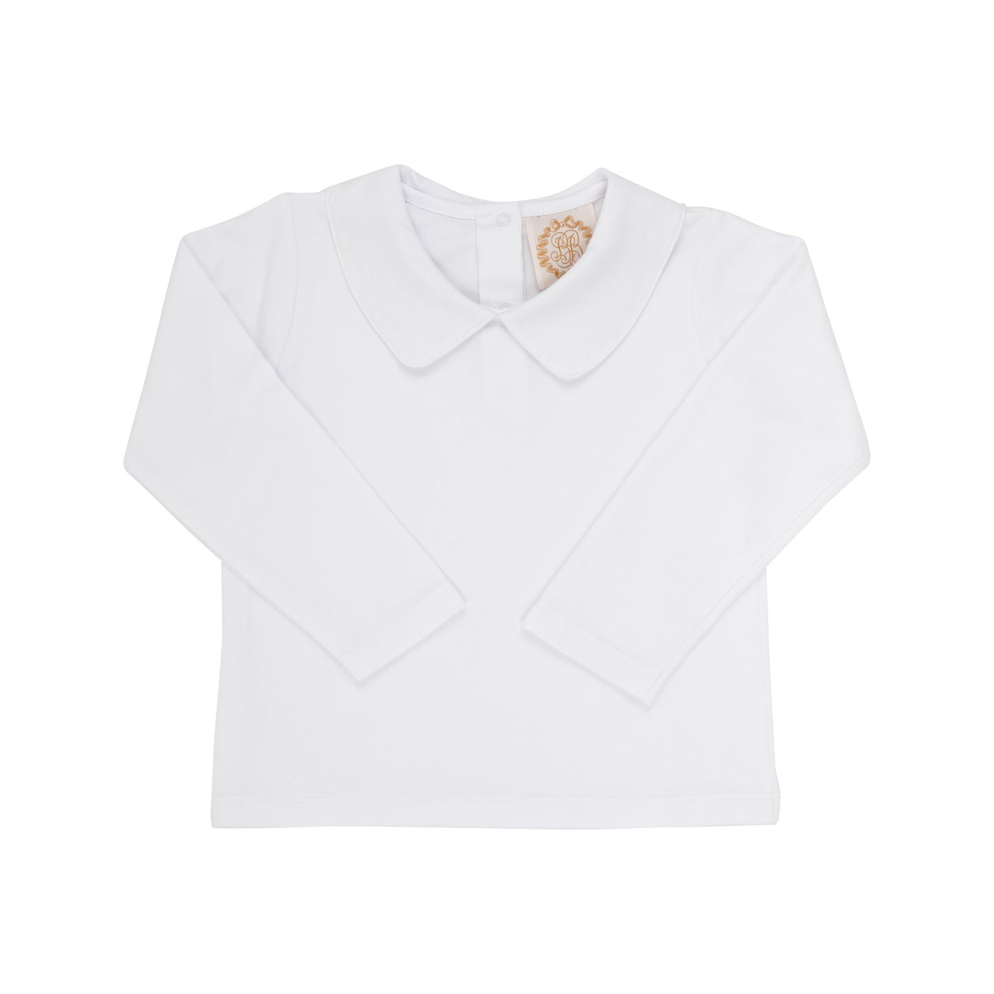 Peter Pan Long Sleeve Shirt Worth Ave White