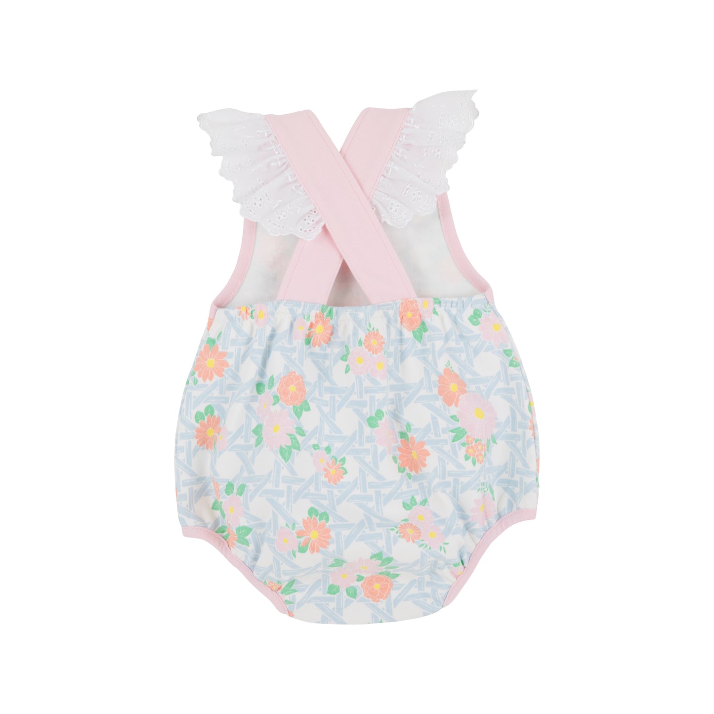 Saylor Sunsuit Cayman Cane Palm Beach Pink