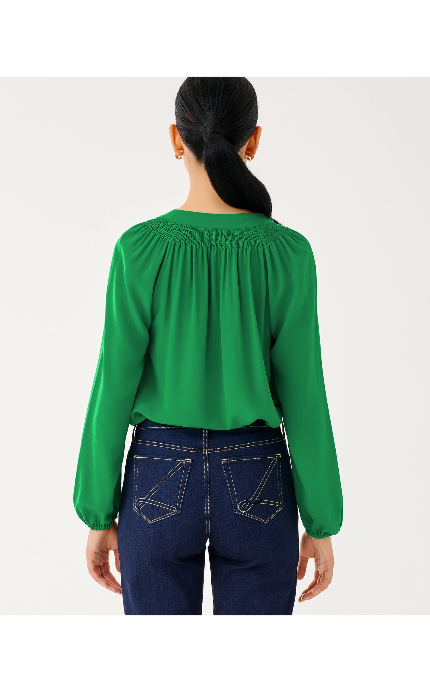 Elsa Top Bamboo Green