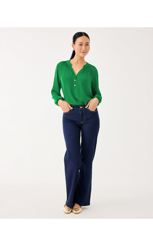 Elsa Top Bamboo Green