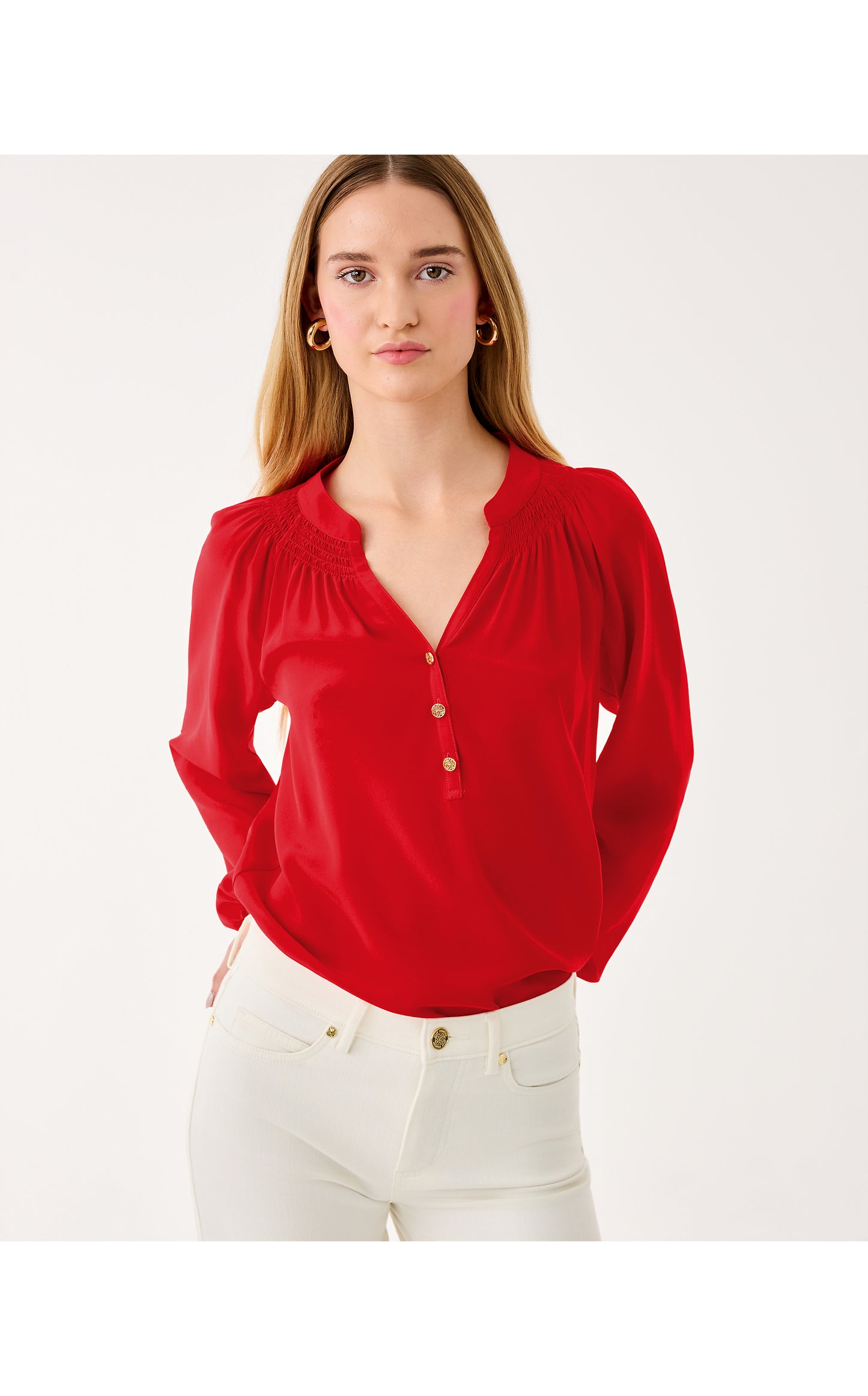 Elsa Top Cranberry Red