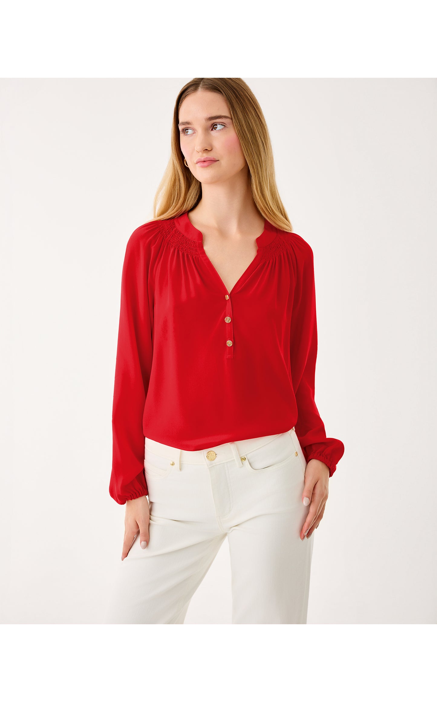Elsa Top Cranberry Red