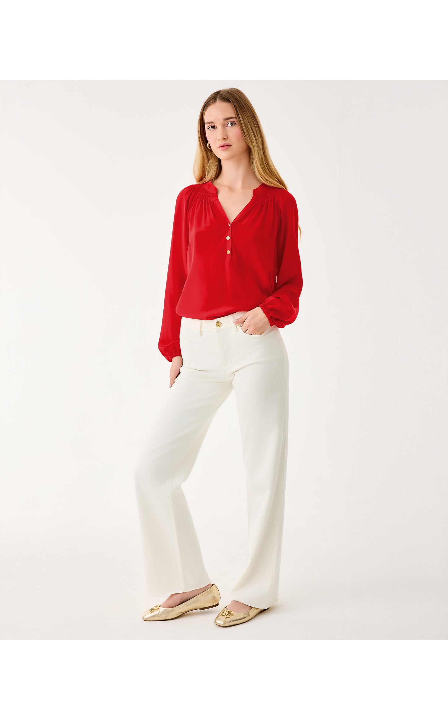 Elsa Top Cranberry Red