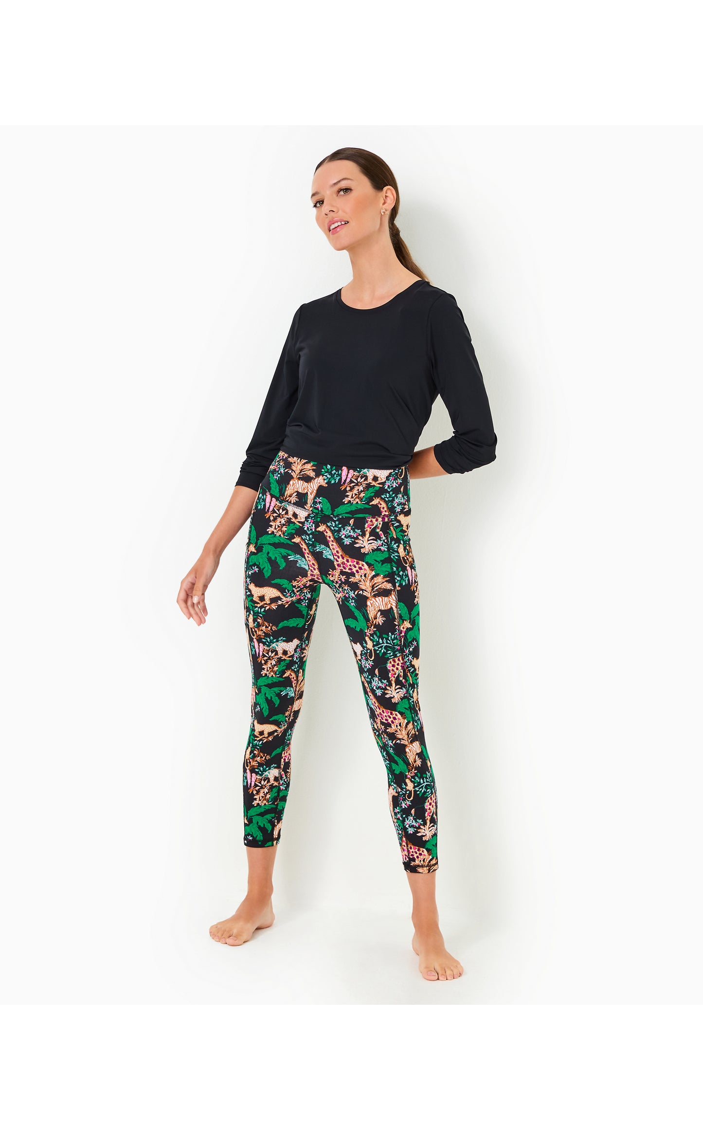 Weekender High Rise Midi Legging Dancing in the Moonlight