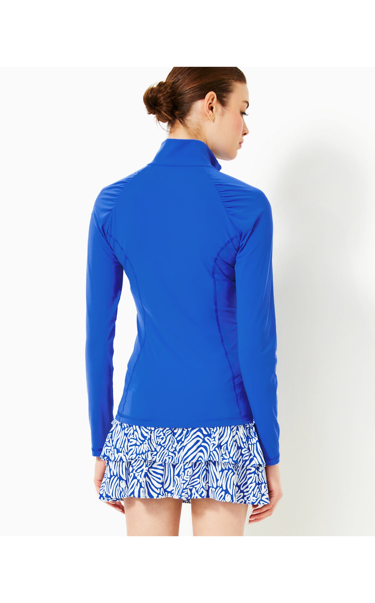 Justine Half Zip UPF 50+ Martinique Blue