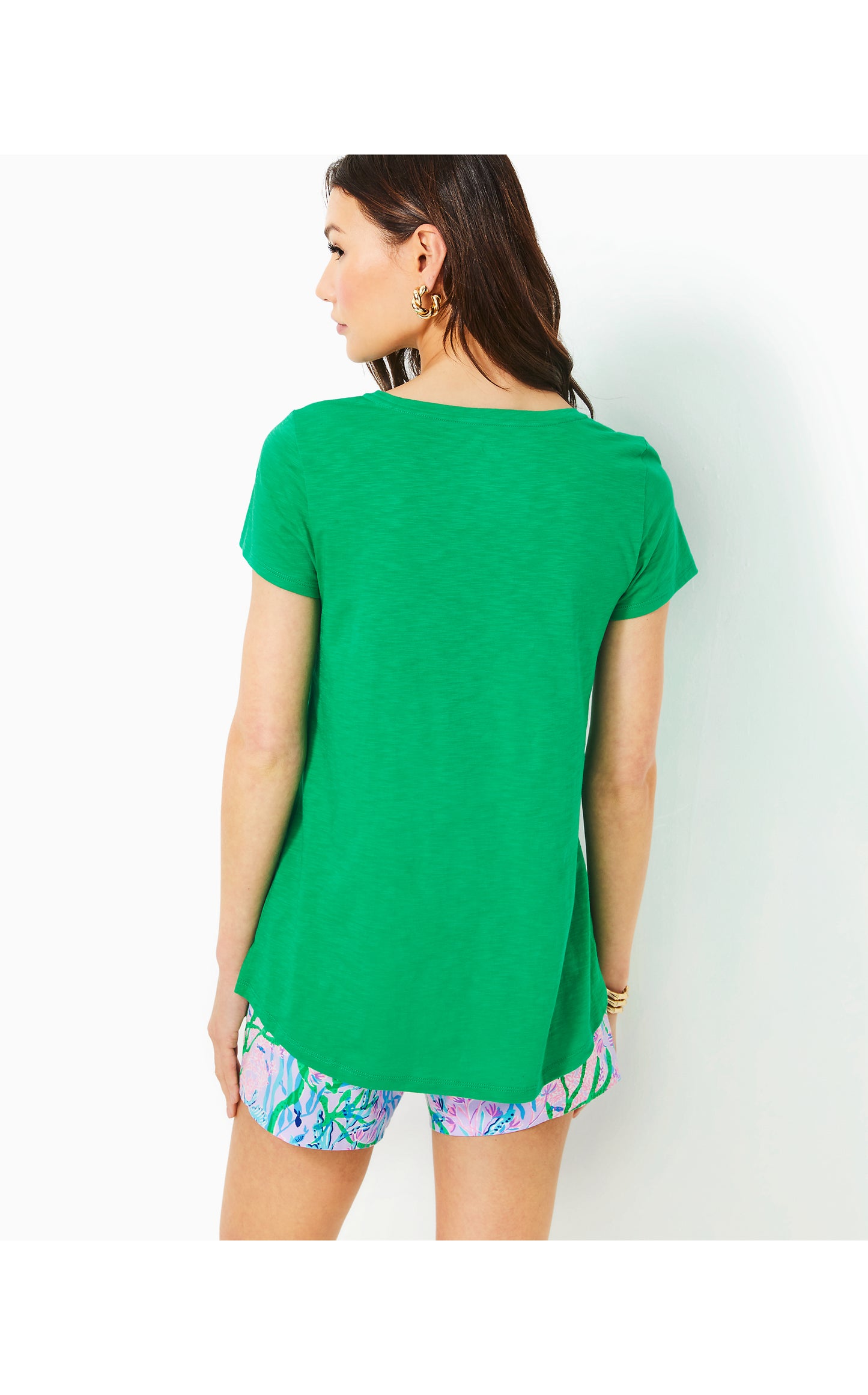 Etta Scoop-Neck Brazilian Green