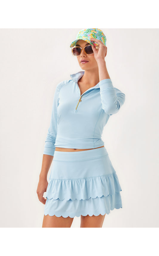 Miesha Scallop Skort UPF 50+ Bluette