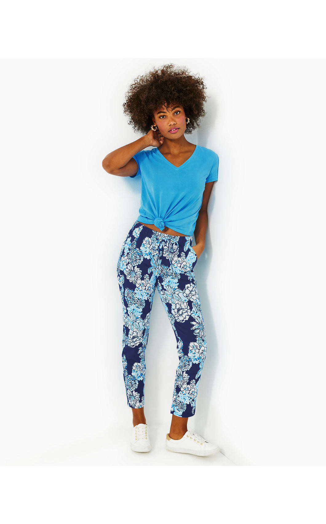 Emora Knit Pant Bouquet All Day