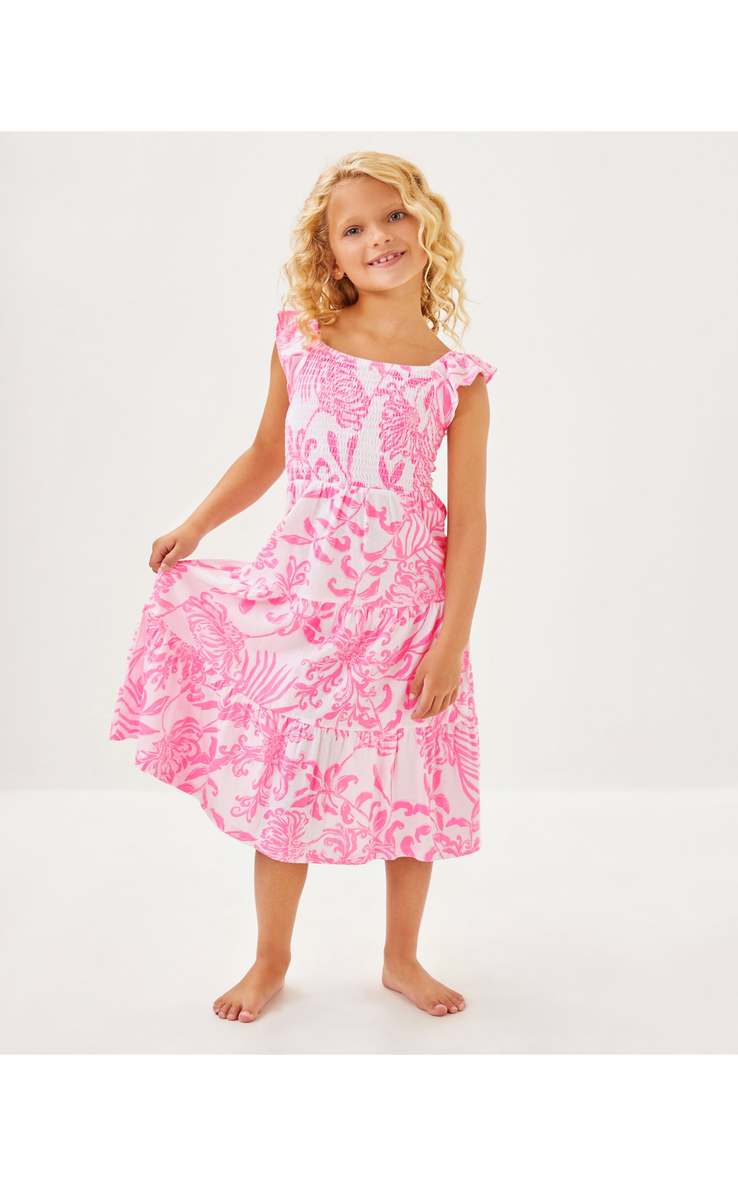 Mini Jilly Dress Rousseau Pink Glisten in the Sun