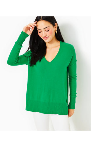 Bedford Cashmere Sweater Kelly Green